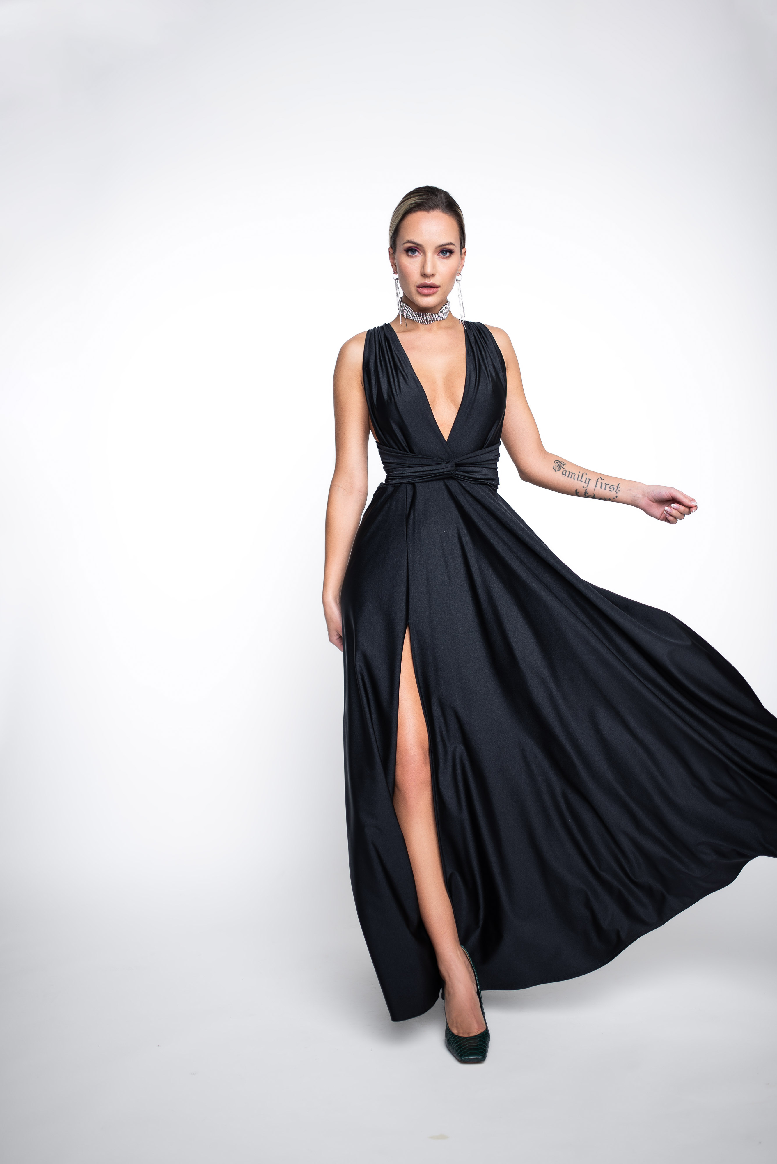 Black long MULTI dress