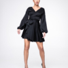 Wrap overs dress Lille black