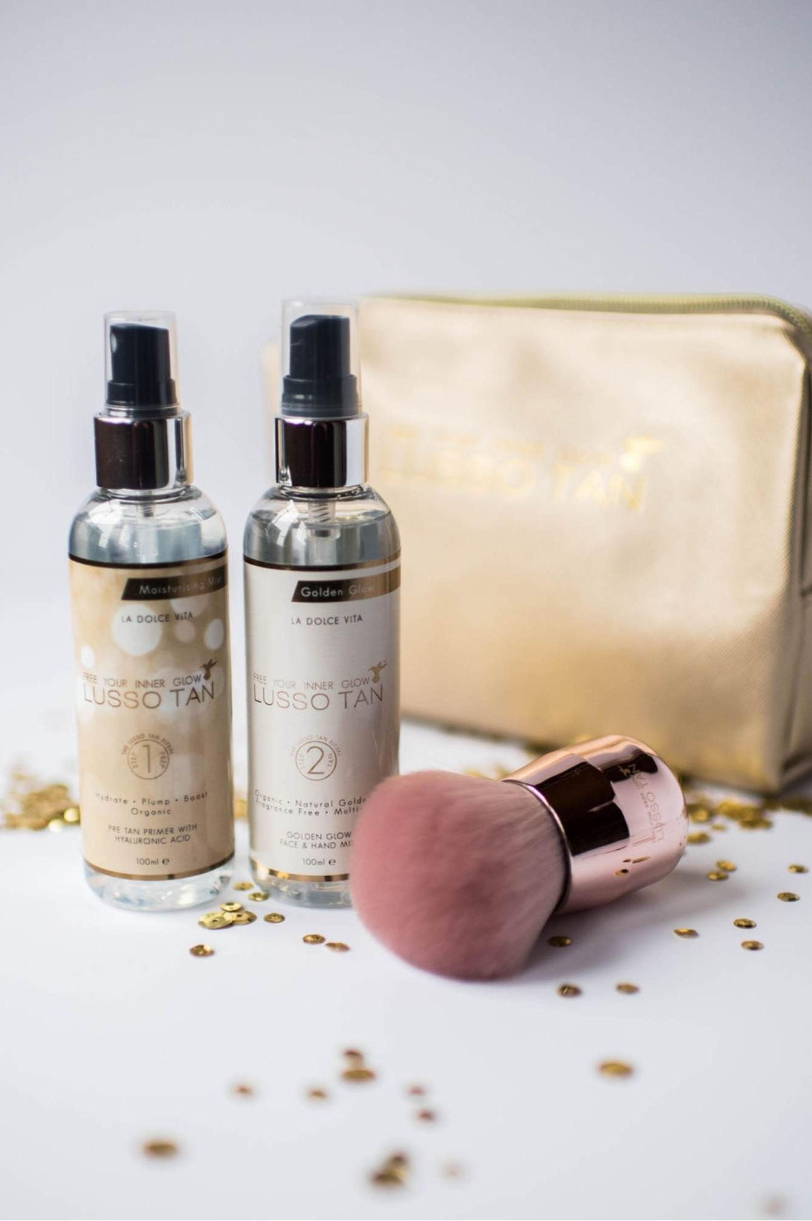 Lusso Tan Golden Glow Face Gift Set