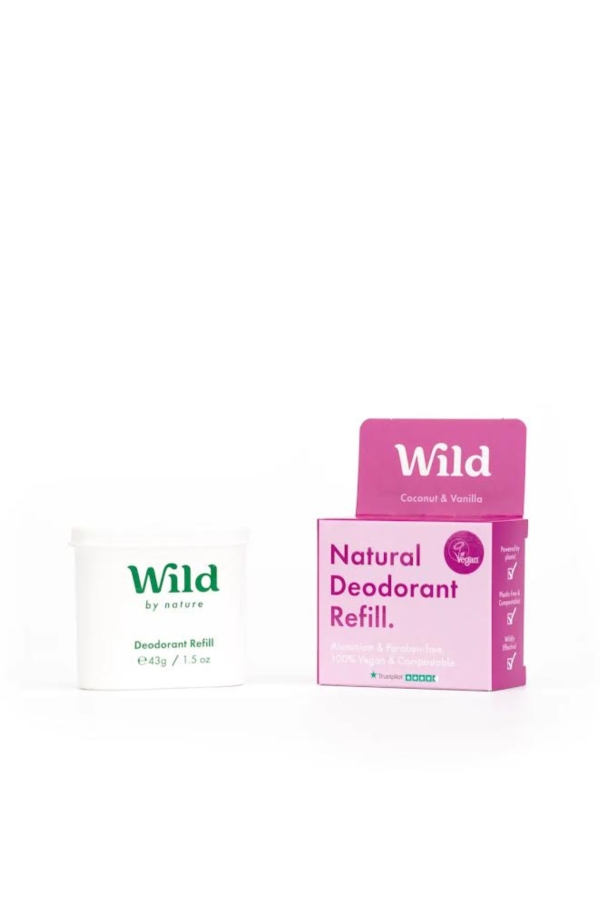 WILD Fresh Coconut & Vanilla Deodorant Refill